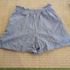 ユニクロ　チェック柄 ハーフパンツ サイズ130