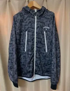 【美品】Callawayキャロウェイ デジカモ スウェット パーカー LL