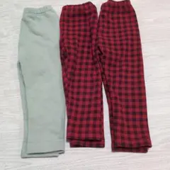 UNIQLOフリースレギンス　90サイズ 3点セット