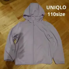 子供服　UNIQLO エアリズム パーカー 110サイズ 薄紫