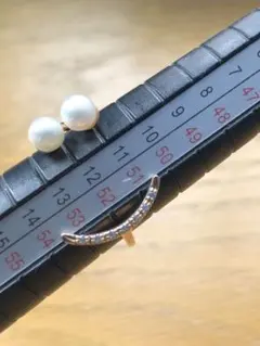 スタージュエリー K10エナメル ピンク ダイヤモンドリング 9号 - メルカリ