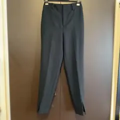 美品 ロートレアモン テーパードパンツ スリット ブラック 36(S)