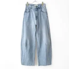 美品 コラージュガリャルダガランテ Q.anos ブルージュデニム ワイド