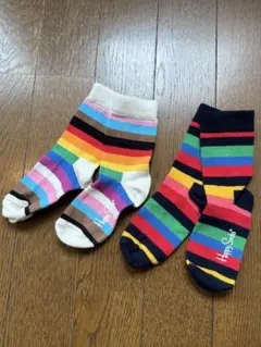 Happy Socks　ベビー靴下　2足セット