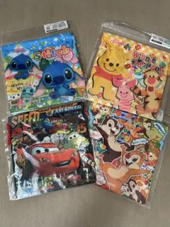 ディズニー　キャラクター ポーチ 4枚セット