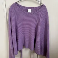 SPICK AND SPAN パープル 長袖ニット Spick and Span スパックアンドスパン】モヘヤプルオーバー◇[品番
