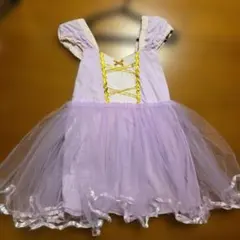 【注意書きあり】ラプンツェル風 紫色ドレス 100～120cm