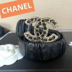CHANEL ココマーク ターンロック ベルト 75/30 ⿊ レザー S - メルカリ