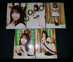 与田祐希 乃木坂 2020 Christmas クリスマス 生写真 5枚セット