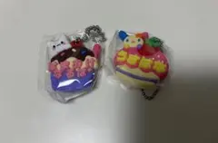 サンリオ　メルヘン工房おなまえホルダーミニチュアラバーマスコット2個セット