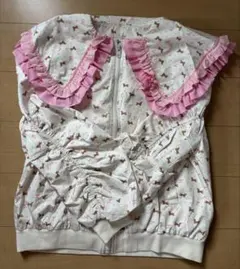 【最終価格】Ank Rouge 犬柄 フリル パーカー Ｍサイ【新品未使用】のサムネイル