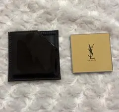 YSL 黒エナメルケース付きミラー