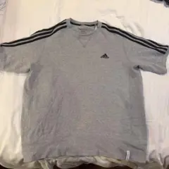 adidas ESSENTIALS PLUS 半袖スウェット グレーのサムネイル
