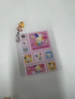 ウサハナ　タイルシール　タイルキーホルダー