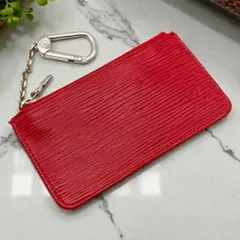 美品・ルイヴィトン・コインケース・エピ・ポシェットクレ・赤・小銭入れ