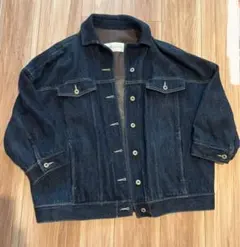 【気まぐれ価格】bulle de savon ダークデニムジャケット Fサイズ