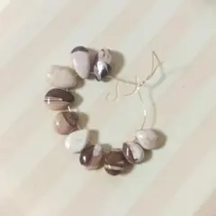 カプチーノジャスパー　ペアシェイプ
