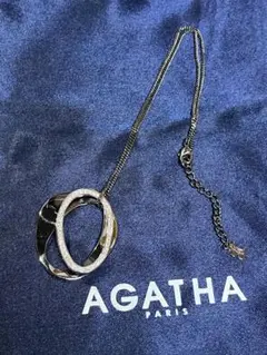 AGATHA ネックレス リングデザイン