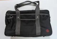 【美品】スクールバック　ブラックナイロンバッグ