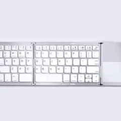 ワイヤレスキーボード折りたたみ式USB 充電タブレットキーボードブルートゥース