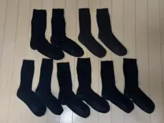 ユニクロ　ビジネス靴下　5足セット　メンズ　25-27cm ブラック　ネービー