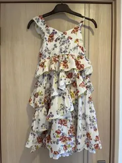 ZARA フラワープリント ノースリーブワンピース 11-12歳