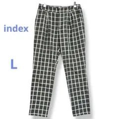【indexインデックス】テーパードパンツ　グラフチェック柄　カジュアルのサムネイル