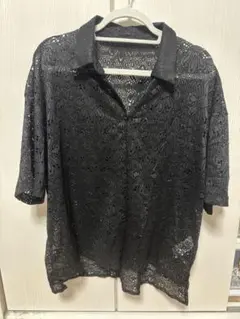 FRIFUL レースシャツ ブラック Lサイズ