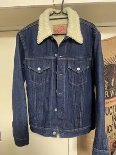 ボア デニムジャケット