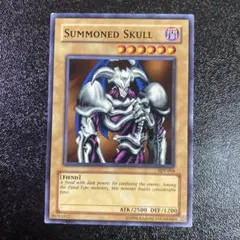 遊戯王　Summoned Skull SDY-004 旧アジア版　デーモンの召喚