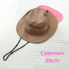 Coleman コールマン キッズ ハット 帽子 日除け付き　55cmのサムネイル