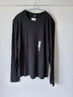 未使用タグ付　ユニクロ　UNIQLO ソフトリブクルーネックT
