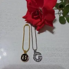 お値下げしました❤郷ひろみ❤こひろみ君用イニシャルネックレス2種セット