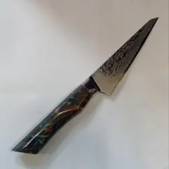 V金10号 67層ダマスカス鋼 黒染め 牛刀 21cm レジン柄 V金10号 67層ダマスカス鋼 黒染め 牛刀 21cm レジン柄 - メルカリ