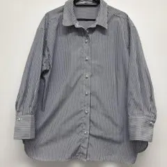 ⭐︎値下げ⭐︎ELENCARE DUE ストライプ　オーバーサイズ 長袖シャツ