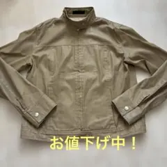 マリクア　 ベージュ スタンドカラー ジャケットのサムネイル