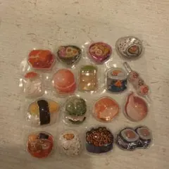 シールおすそ分け 立体 シール 食べ物