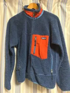 patagonia クラシックレトロ X メンズ XS ネイビー/オレンジ