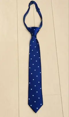 【H&M】子供用ネクタイ ネイビー 水玉模様