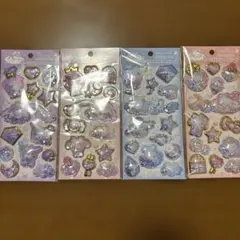 即日発送　正規品　サンリオ キラキラカプセルシール　キティマイメロクロミシナモン