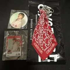 白濱亜嵐　6IX SENSE　バンダナキーチェーン　缶バッチ　クリアチャーム