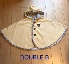 ミキハウス DOUBLE.B ポンチョ ケープ