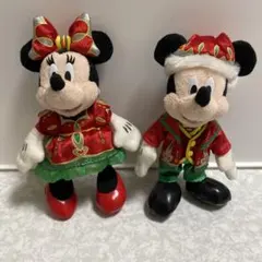 ミッキー ミニー ぬいぐるみバッジ