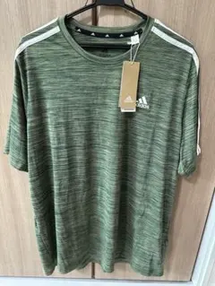 adidas AEROREADY トップス 2XOサイズ オリーブグリーン