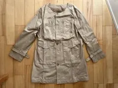 Nano Universe ノーカラーコート ベージュ 38 トレンチコート