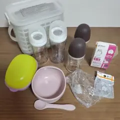 哺乳瓶、離乳食セット