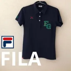 FILA ゴルフウェア　半袖シャツ　ネイビー　美品
