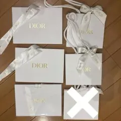 DIOR ホワイト　ミニショッパー　ギフトバッグ