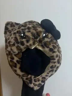 キティちゃん ヒョウ柄 ファンキャップ