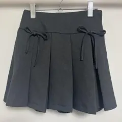 INGNI リボンボックスプリーツスカパン　グレー